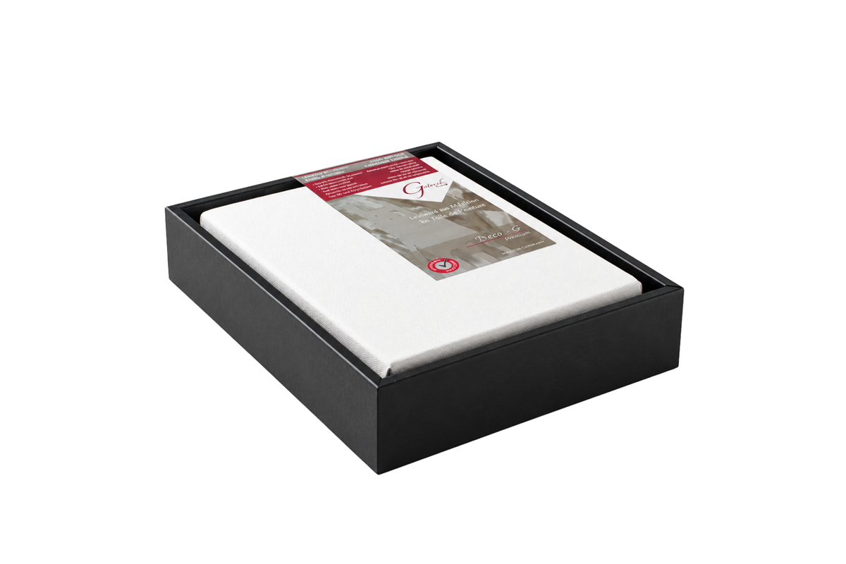 Apollon floating-frame canvas, 1½″ gallery profile, black frame, low angled view