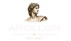 Compact Apollon logo for dark backgrounds