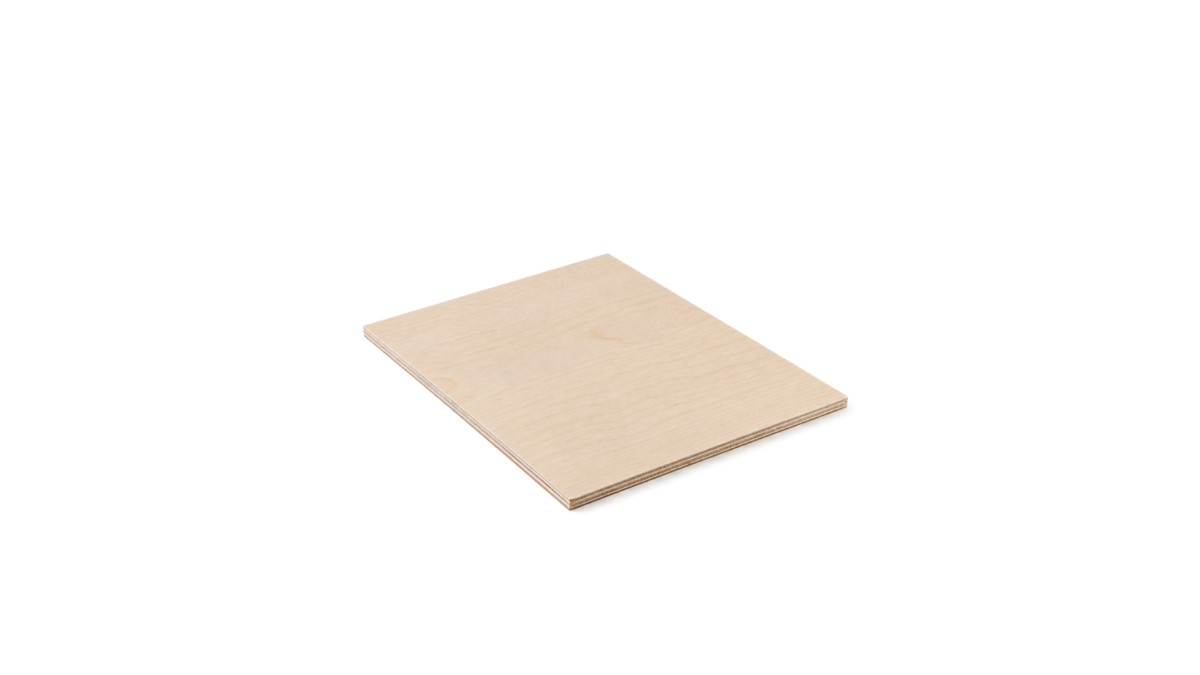 Apollon 6 mm unframed birch panel board, angled view