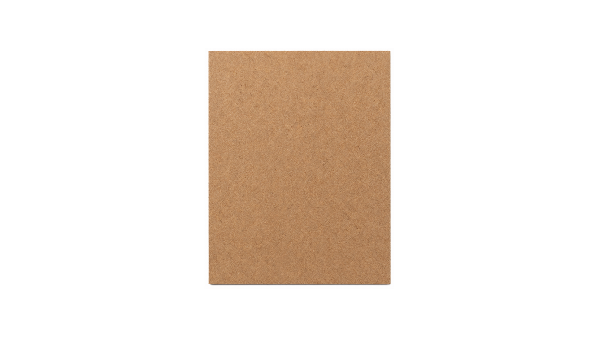 Apollon pale Masonite panel, front view