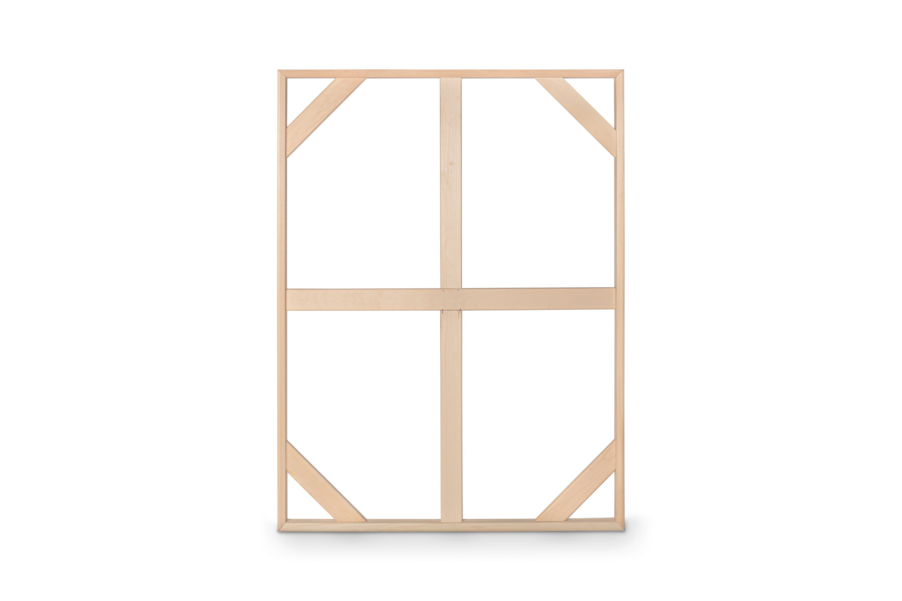 Apollon assembled 1½″ profile stretcher frame, 78 Series, alternate view