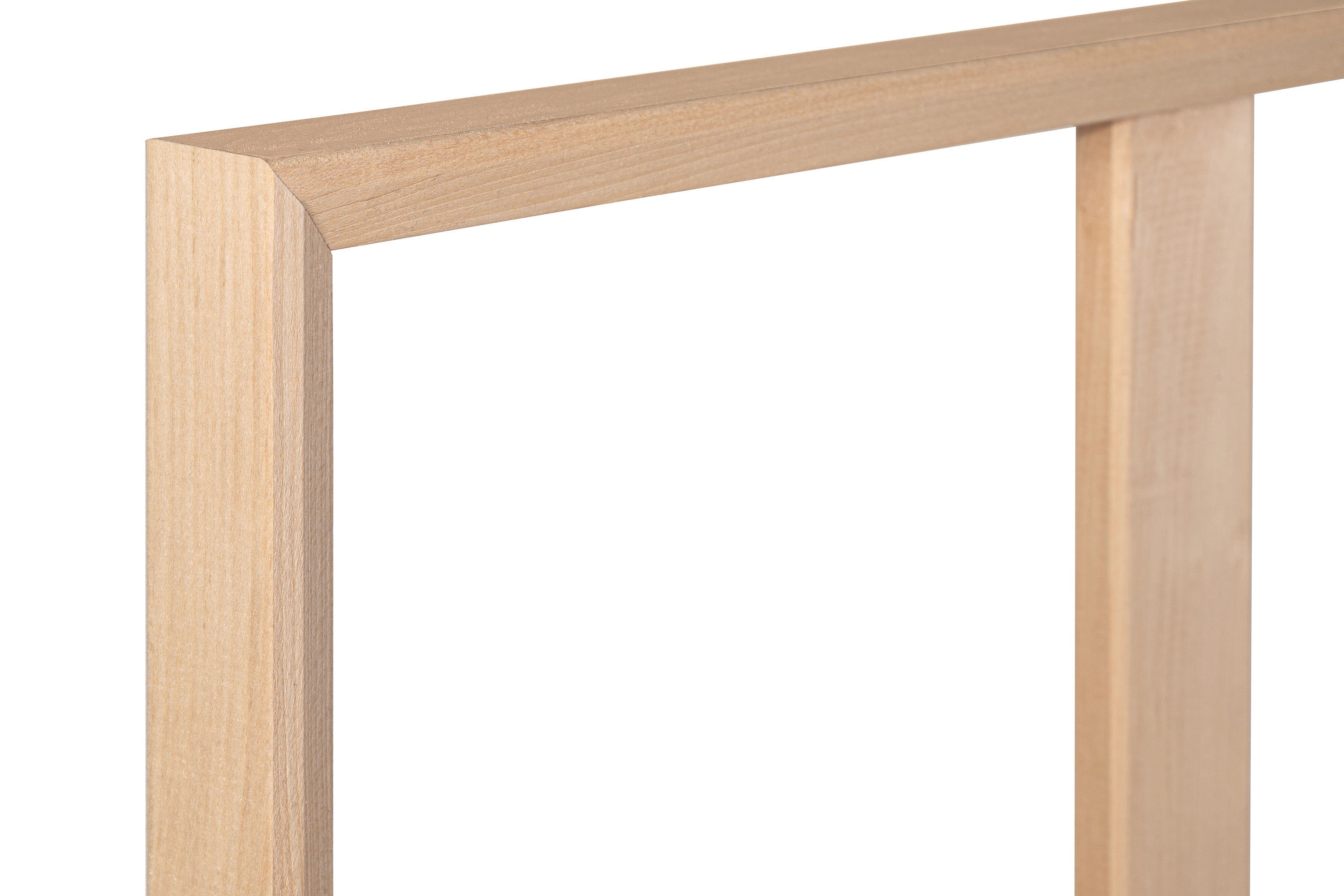 Apollon assembled 1½″ profile stretcher frame, 78 Series, alternate view