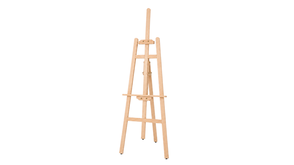 Apollon studio easel, 68″, angled side view