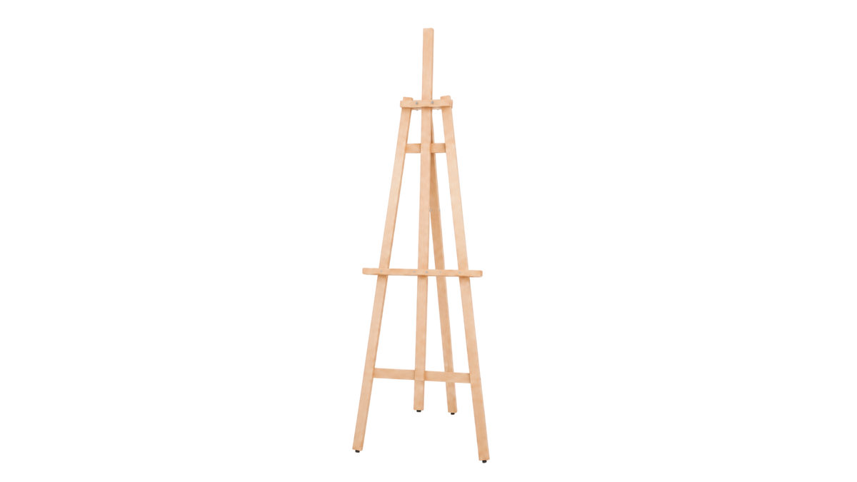 Apollon studio easel, 74″, angled side view