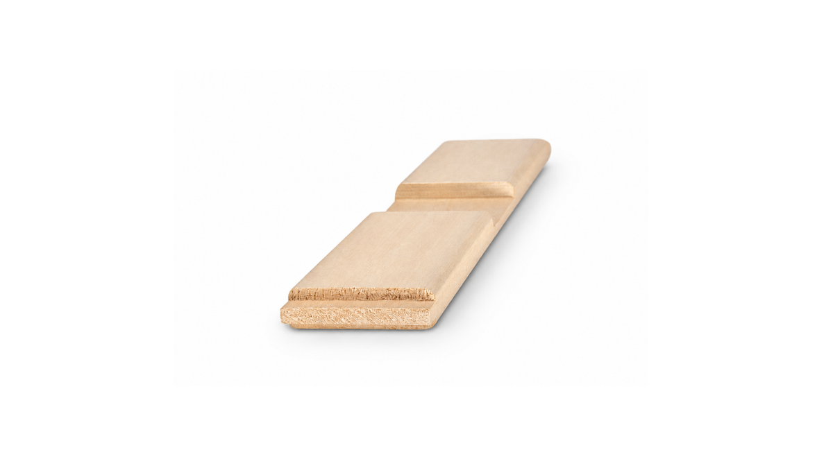 Apollon wooden canvas cross brace, angled profile view